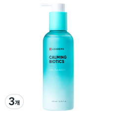 LEADERS 麗得姿 舒緩益生菌凝膠潔面乳, 3個, 200ml