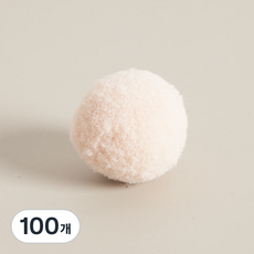 플라워트리 스티로폼 볼 만들기 DIY 폼폼이 4cm, 베이지, 100개