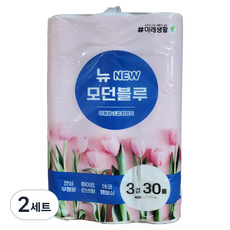 미래생활 뉴 모던블루 3겹화장지, 25m, 30개입, 2세트