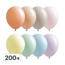 Joy Balloon 粉彩混合氣球 13cm, 隨機出貨, 200個