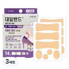 DAEIL PLASTIC BANDAGE 防⽔泡緩衝墊 混合型 大型6入 + 中型4入 + 小型4入 套組, 3套