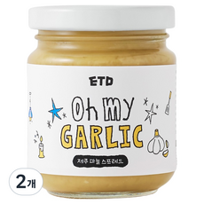 ETD 제주 마늘 스프레드, 2개, 150g