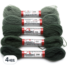 조이십자수 애플톤 울사 5종 세트, 4세트, 294, 295, 296, 297, 298