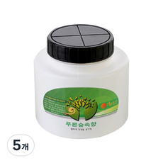 기분좋은날 방향제 자동 분사기 방향제 카트리지 리필 푸른숲속 대, 5개, 240g