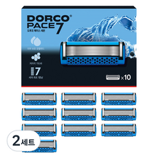 Dorco Pace DORCO PACE7 刮鬍刀片 企劃套組 4號, 10片, 2套