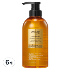 제이엠솔루션라이프 만다린 데일 퍼퓸 샴푸 플로럴 프루티, 6개, 500ml