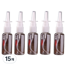 柔軟商店COSPLAY食鹽水清潔空瓶 透明 30ml, 15個