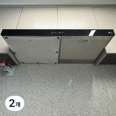 uh homedeco 瓦斯爐廚房黏貼式抽油煙機過濾網, 2個