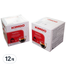 킴보 나폴리 돌체구스토 호환 캡슐커피, 7g, 16개입, 12개