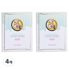 Flyingwhales 美少女戰士 Crystal 自黏便條紙, 30張, 02雲朵之間, 4個