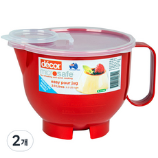 데코어 마이크로세이프 이지 주전자, 2L, 2개