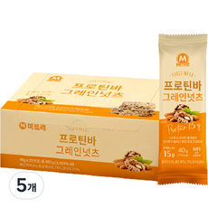 미트리 프로틴바 그레인넛츠, 800g, 5개
