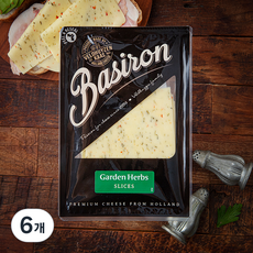 바시론 가든 허브 슬라이스 치즈, 150g, 1개입, 6개