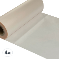 PET 논슬림 반투명 필름, 폭 640mm x 길이 6m x 두께 0.08mm, 4개