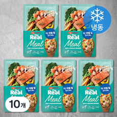 하림펫푸드 전연령 강아지 더리얼 밀 냉동 화식사료, 연어, 60g, 10개