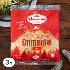 발마틴 에멘탈 슈레드치즈, 100g, 1개입, 3개