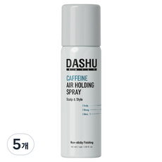 다슈 데일리 카페인 에어 홀딩 헤어스프레이, 50ml, 5개