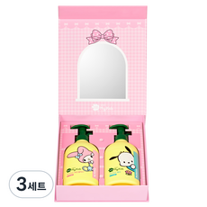GREEN FINGER 綠手指 三麗鷗 嬰幼兒用 My Kids House 潤膚乳Plus 320ml + 沐浴乳 320ml 套組, 3套