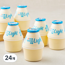 빙그레 바나나맛 우유 라이트, 240ml, 24개