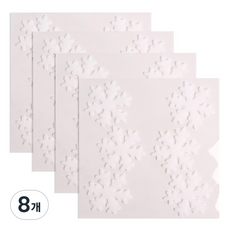 PARTYHAE 造型果凍貼紙 6cm 6入, 白色, 8個