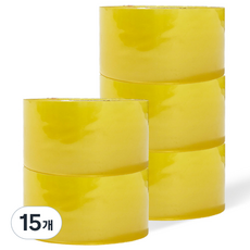 BEARPAW 輕包裝 封箱膠帶 48mm x 40m, 15個, 透明