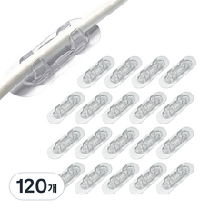 Jyulhome 電線整理夾, 120個, 透明