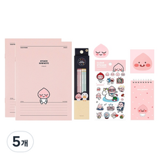 Icons Kakao Friends 7件文具組, 屁桃, 5個