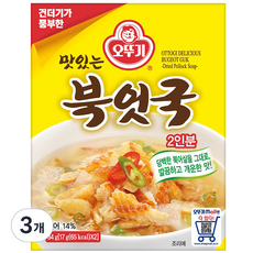 오뚜기 맛있는 북엇국, 34g, 3개
