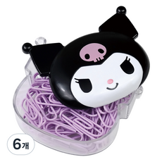 바이하츠 쿠로미 컬러클립, 50개입, 6개