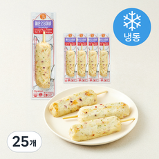 어설랑 매운오징어바 (냉동), 70g, 25개