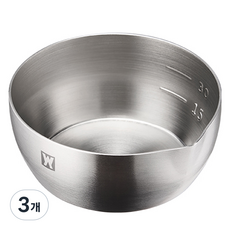 WAGENSTEIGER 304不鏽鋼烹飪迷你量碗 小, 45ml, 3個, 單一顏色