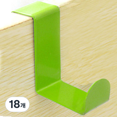 Block Mart 廚房多用途掛鉤掛架工具架, 綠色, 18個