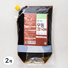 풀스키친 우동 장국 진, 2kg, 2개