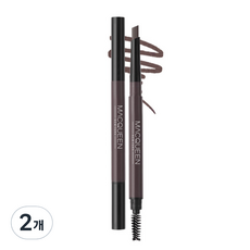 맥퀸뉴욕 마이 스트롱 오토 아이브로우펜슬 0.35g, 내추럴브라운, 2개