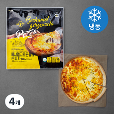 푸딩팩토리 베샤멜 고르곤졸라 씬피자 (냉동), 346g, 1개입, 4개