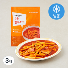 캐비아데일리 상어알분식 국물 밀떡볶이 (냉동), 860g, 3개