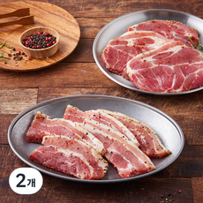 홈클로 시즈닝 삼겹목심더블팩 (냉장), 2개, 600g