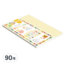 종이문화 스타일리쉬 얇은 혼합색지 01 SN Tone Shallow 80g, 90개, 8절