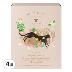 Ssanggye 名茶 日常茶碗 路易波士香草茶, 20入, 4個