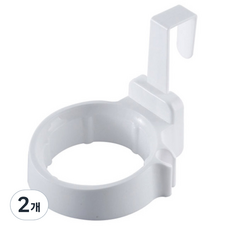 Keurebaseu 夾式吹風機架, 白色, 2個