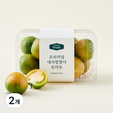 프리미엄 대저 짭짤이 토마토, 800g, 2개