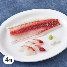 숭어회 필렛, 4개, 200g