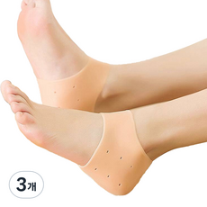 정월나나 발뒷꿈치 실리콘 보호 숨구멍 패드 스킨, 2개입, 3개