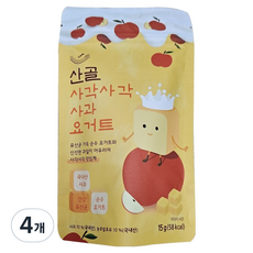 Ecomom Meal 山谷香脆方塊優格 蘋果, 15g, 4個