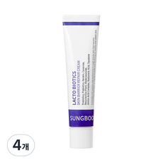성분에디터 락토 바이오틱스 크림, 30ml, 4개