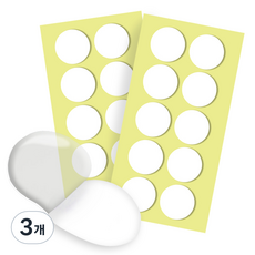 DADA 高強度圓形雙面膠帶 40mm 20入, 透明, 3個