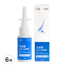 소담생활 고요한 노즈 스프레이 30ml, 6개