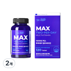 닥터라인 맥스 투퍼데이 멀티 비타민, 120정, 2개