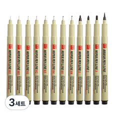 美術專用線條筆組, 混色, 36個