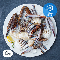 씨픽 살이 꽉찬 손질 절단꽃게 (냉동), 500g(특대, 6조각), 4팩
